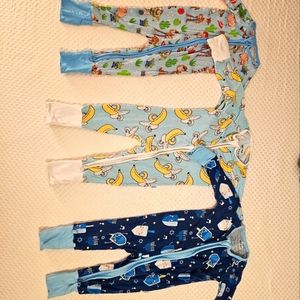 0-3 month little sleepies pajamas